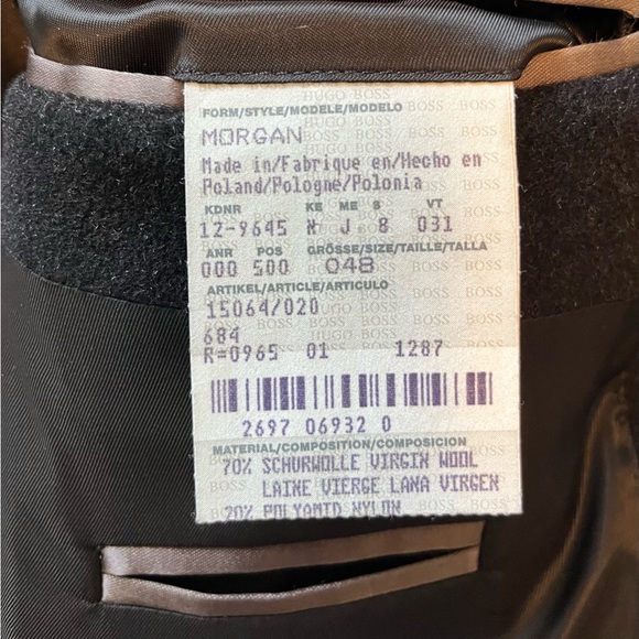 Hugo Boss Morgan Wool and Cashmere coat - Picture 6 of 9